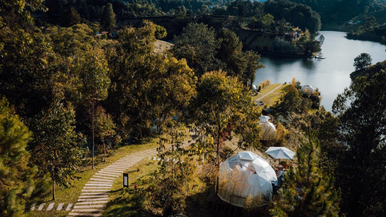 Domus Glamping Hotel Guatape Bagian luar foto