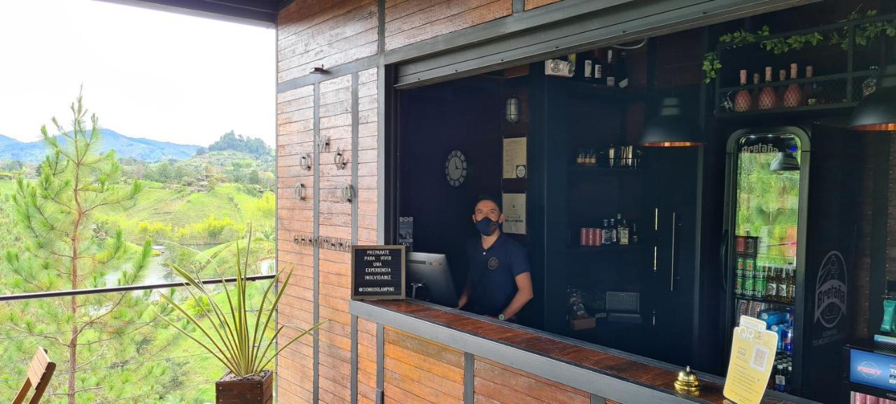 Domus Glamping Hotel Guatape Bagian luar foto