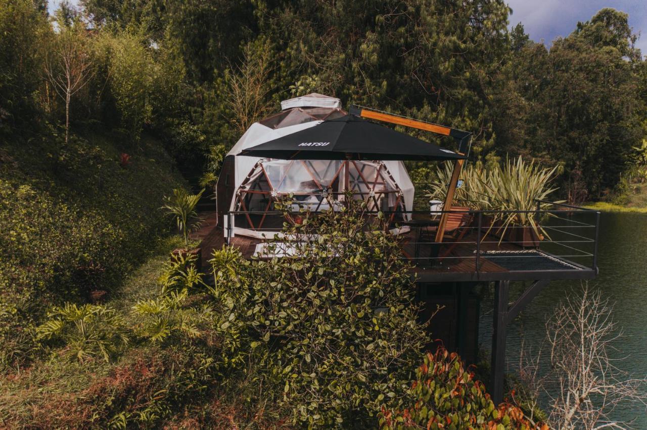 Domus Glamping Hotel Guatape Bagian luar foto