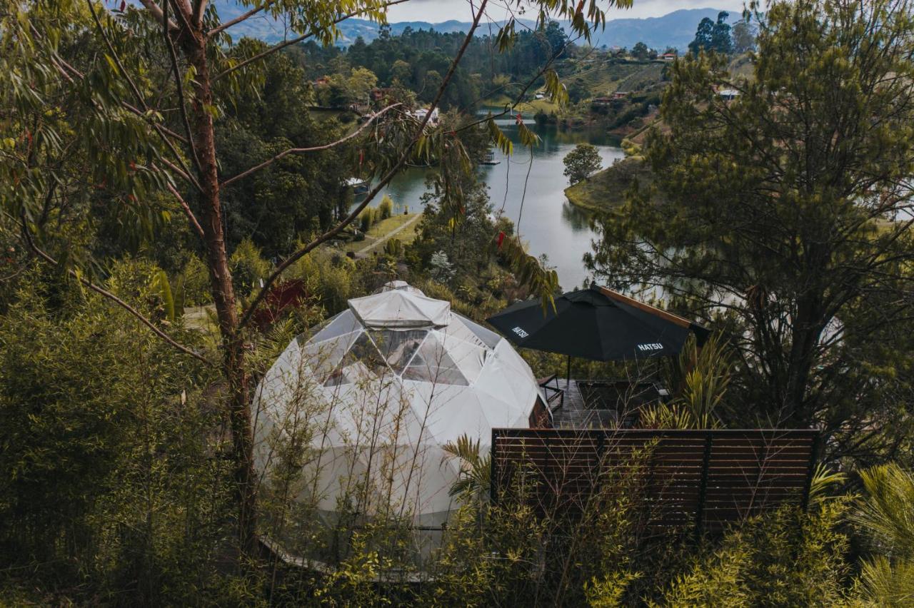 Domus Glamping Hotel Guatape Bagian luar foto