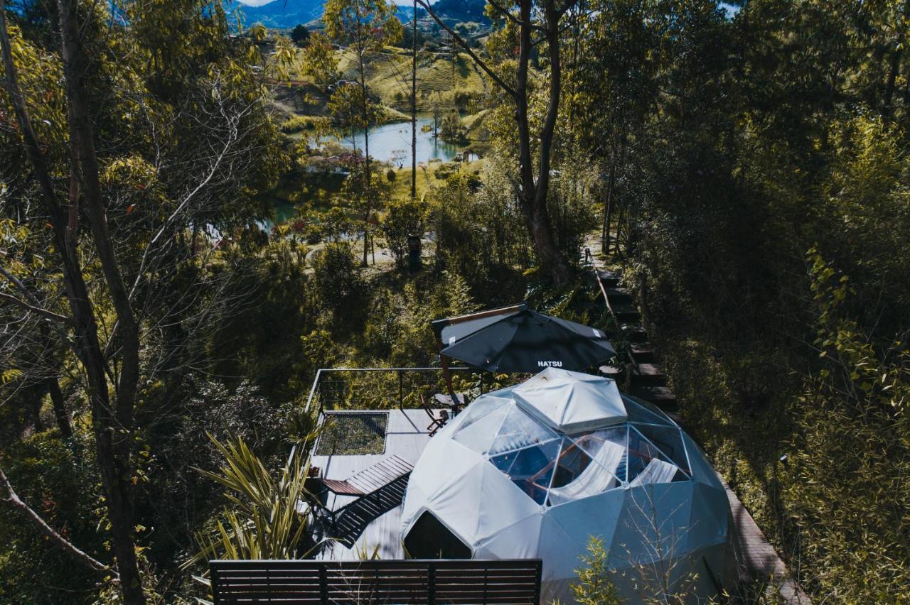 Domus Glamping Hotel Guatape Bagian luar foto