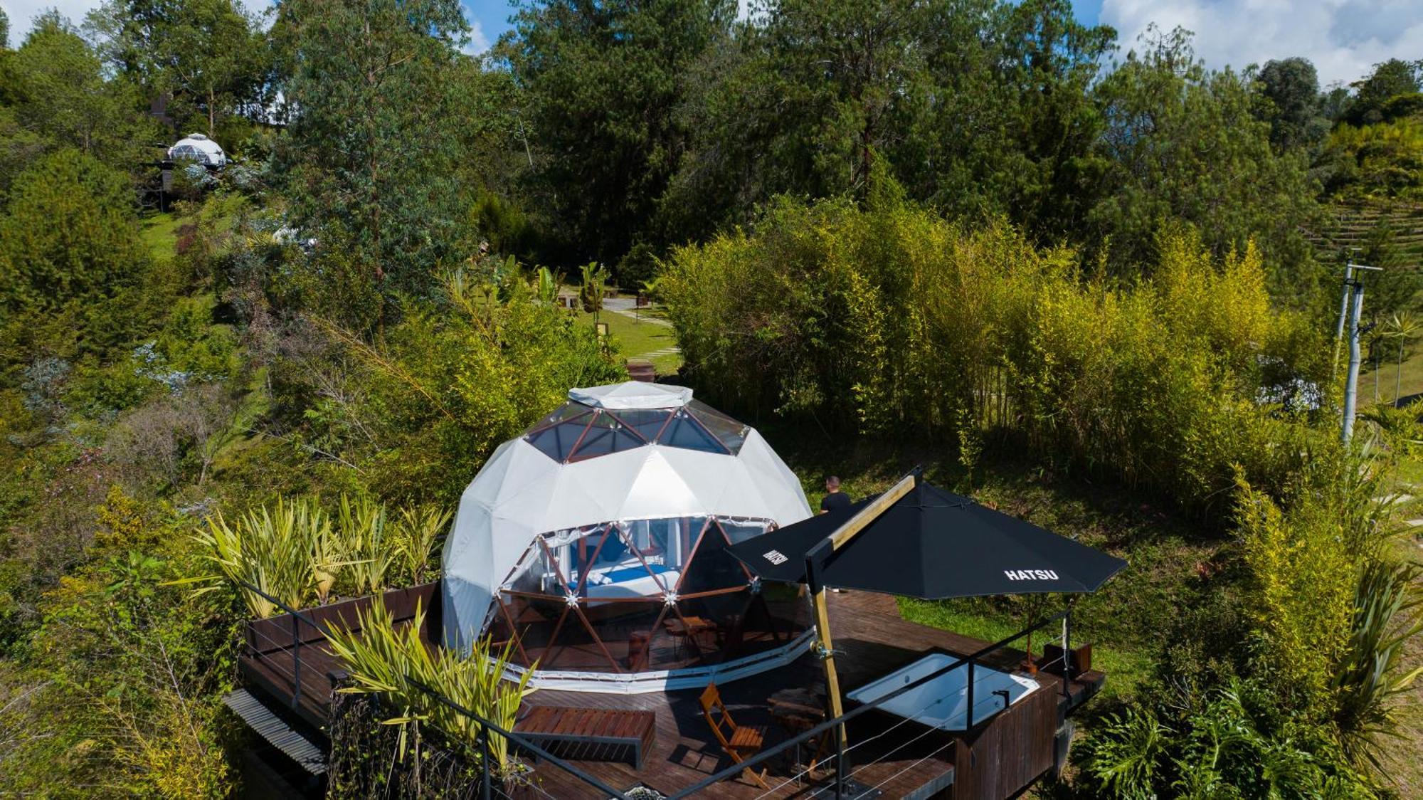 Domus Glamping Hotel Guatape Bagian luar foto