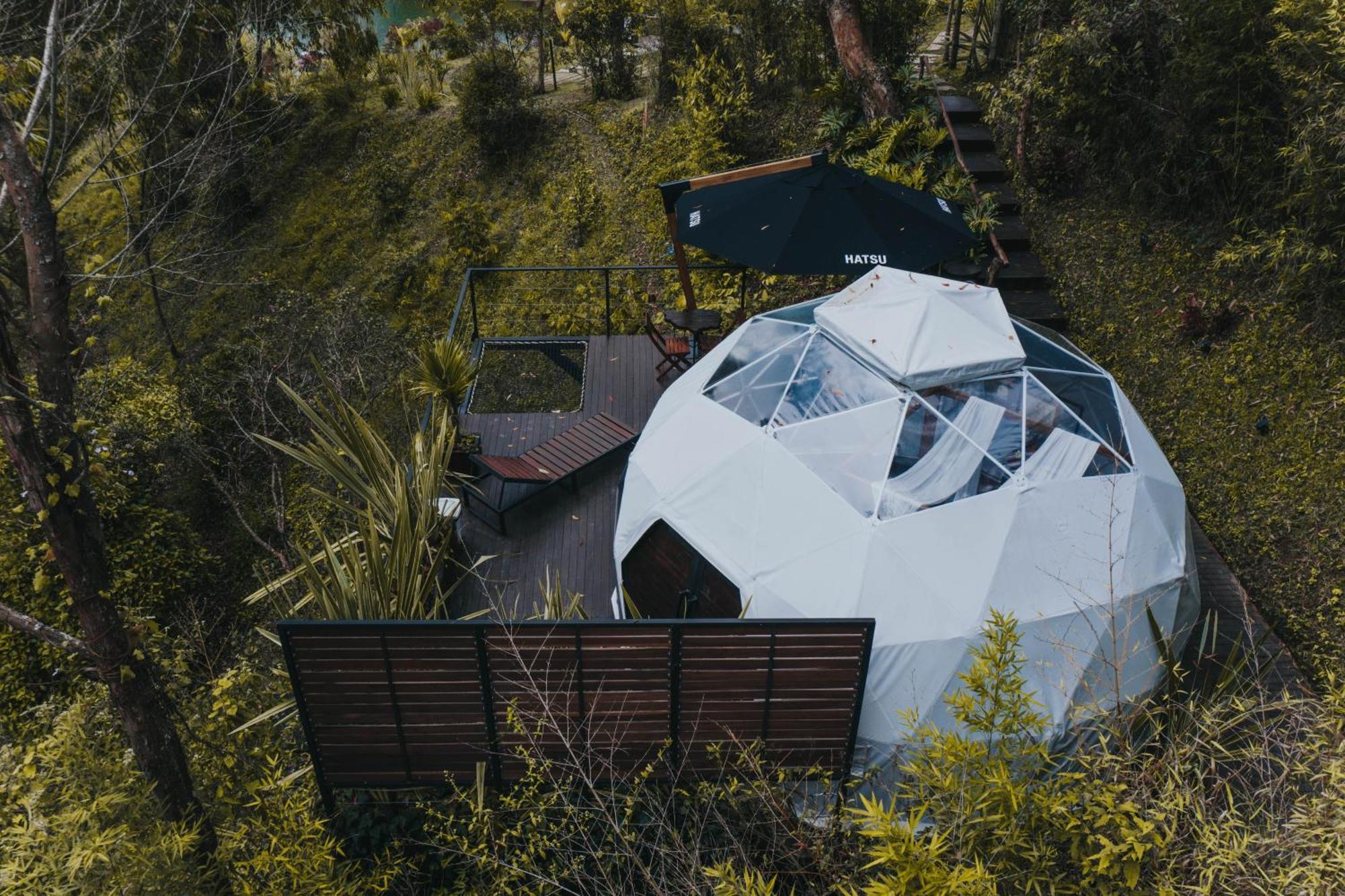 Domus Glamping Hotel Guatape Bagian luar foto