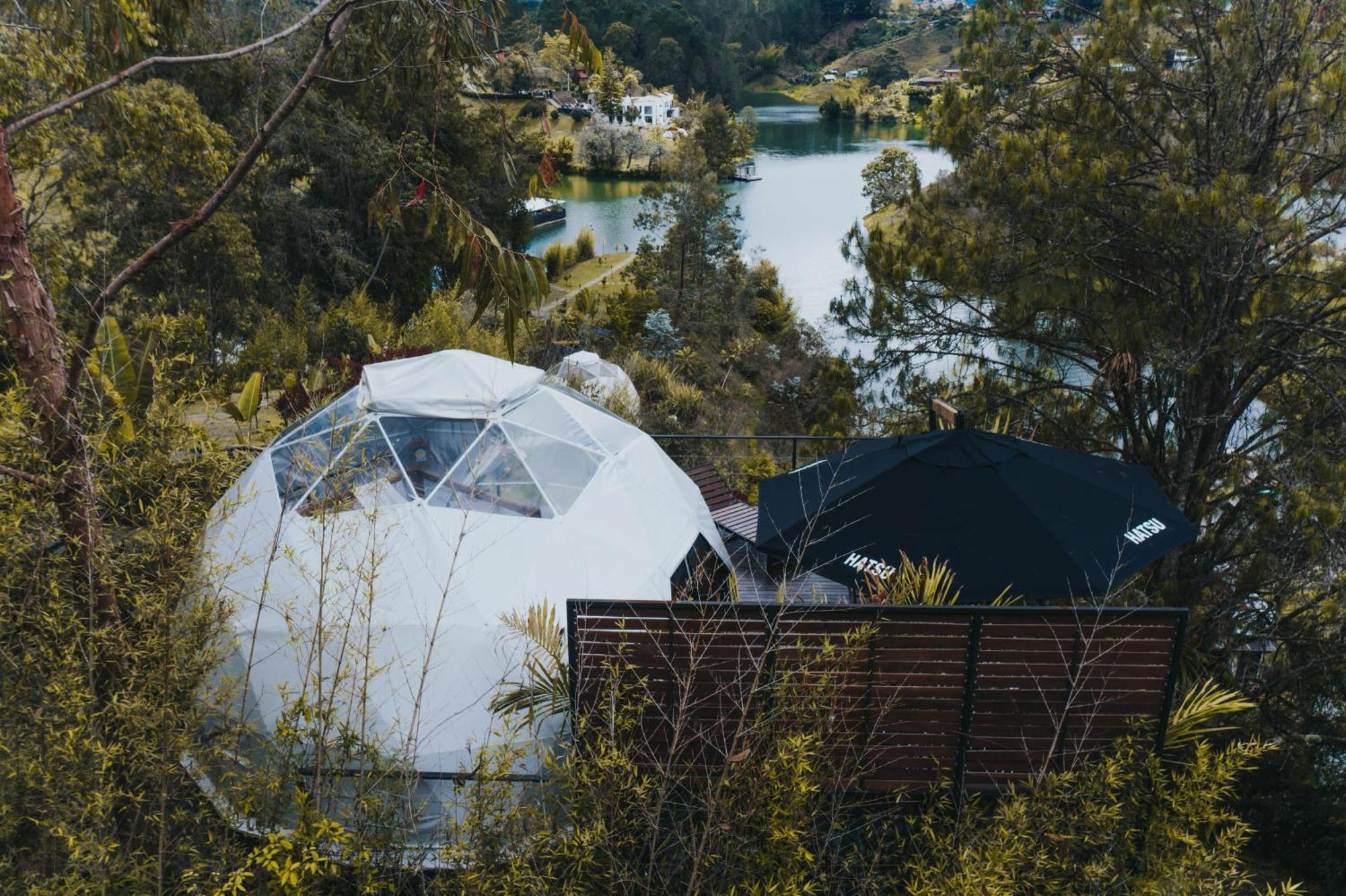 Domus Glamping Hotel Guatape Bagian luar foto